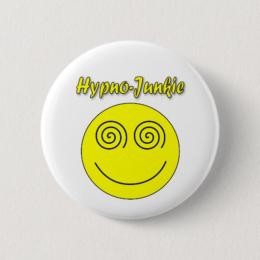 Hypno-Junkie Ronde Button 5,7 Cm (Voorkant)