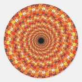 Hypno Orb - Fractal Sticker (Voorkant)
