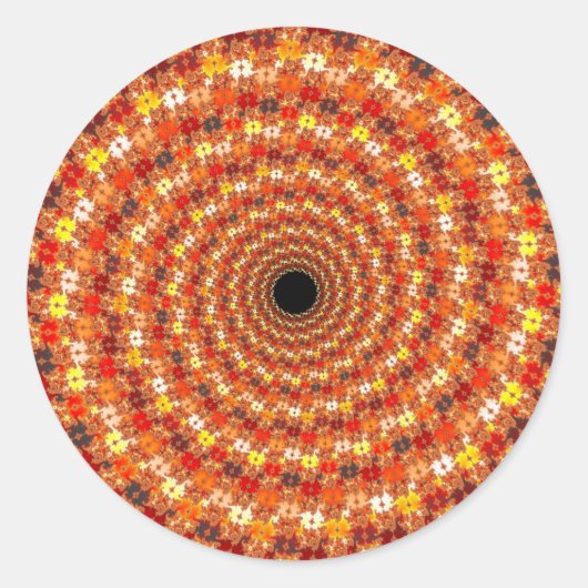 Hypno Orb - Fractal Sticker (Voorkant)