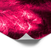 Hypno Pattern. Roze verbinding Shibori. Dark Hypno Poster (Hoek)