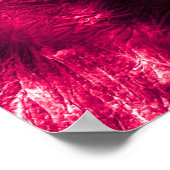 Hypno Pink Shibori Spiral Design Poster (Hoek)