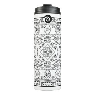 Hypno Spiral Bandana Thermal Travel Tumbler Thermosbeker