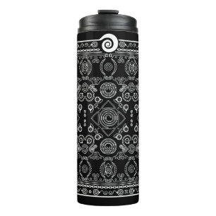 Hypno Spiral Bandana Thermal Travel Tumbler Thermosbeker