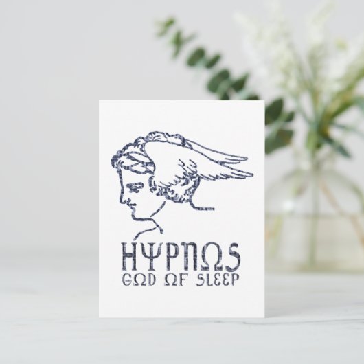 Hypnos Briefkaart (Staand voorkant)