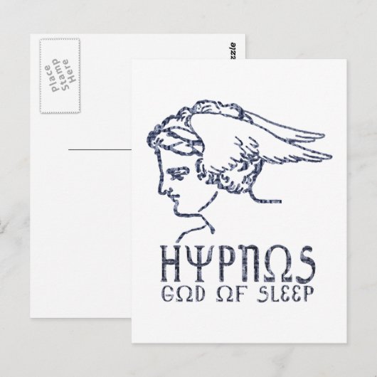Hypnos Briefkaart (Voorkant / Achterkant)
