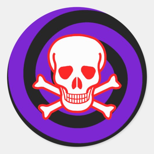 HYPNOSCHEDEL RONDE STICKER (Voorkant)