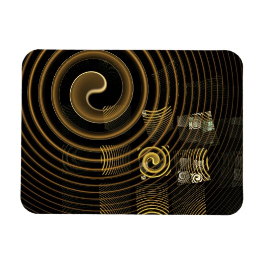 Hypnose Abstract art Premium Magnet Magneet (Horizontaal)