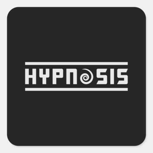 Hypnose Beste hypnotiseur Hypnotische hypnotizer G Vierkante Sticker (Voorkant)
