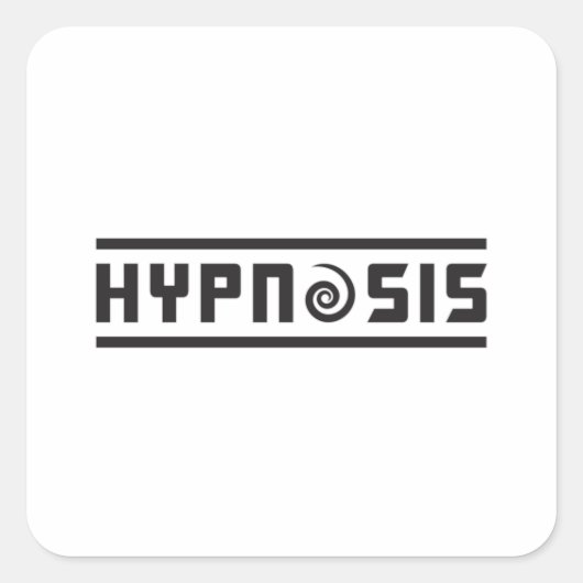 Hypnose Beste Hypnotist Hypnotizer Hypnotische Gif Vierkante Sticker (Voorkant)
