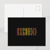 Hypnose hypnotiseur hypnotische hypnotizer beste c briefkaart (Voorkant / Achterkant)