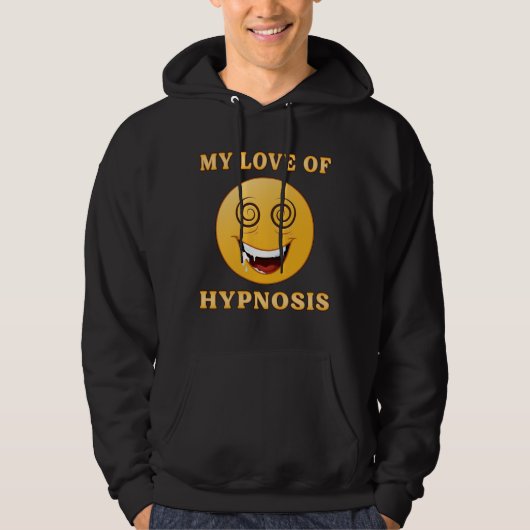 Hypnose hypnotiseur hypnotische hypnotizer grappig hoodie (Voorkant)