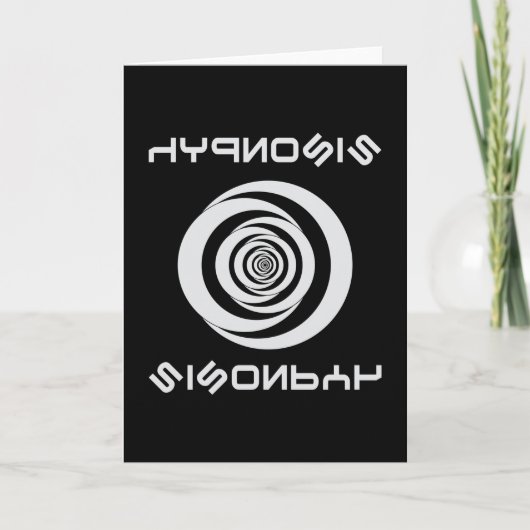 Hypnose hypnotizer hypnotist hypnotisch grappig ge kaart (Voorkant)
