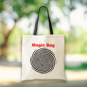 Hypnose spiraalvormig magisch tote bag