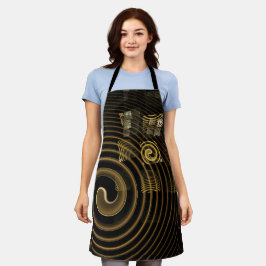 Hypnosis Abstract Art Apron Schort