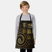 Hypnosis Abstract Art Apron Schort (Gedragen)