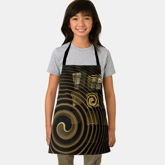 Hypnosis Abstract Art Apron Schort (Insitu)