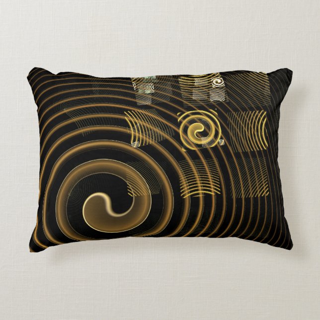 Hypnosis Abstracte Art Accent Pillow Kussen (Voorkant)