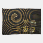 Hypnosis Abstracte Art Kitchen Towel Theedoek (Horizontaal)