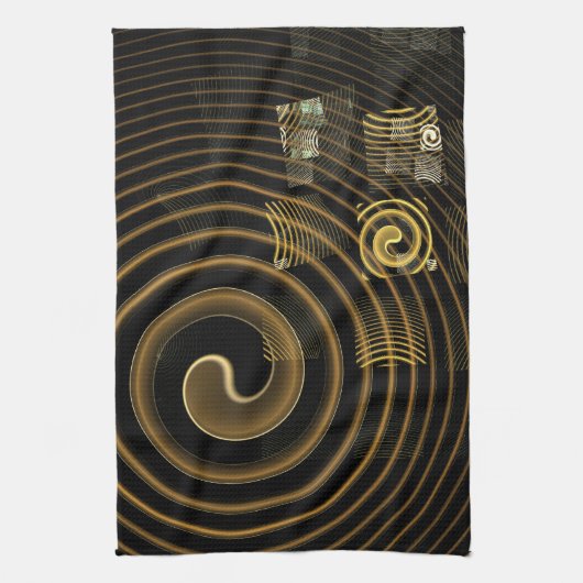 Hypnosis Abstracte Art Kitchen Towel Theedoek (Verticaal)