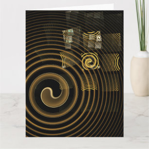 Hypnosis Abstracte kunst Bedankkaart