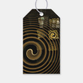 Hypnosis Abstracte kunst Cadeaulabel (Voorkant)