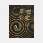 Hypnosis Abstracte kunst Fleece Deken (Voorkant)