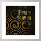 Hypnosis Abstracte kunst Folie Afdrukken (Voorkant)