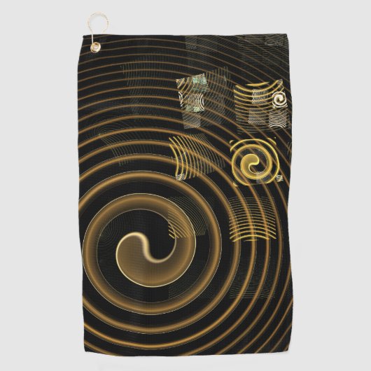 Hypnosis Abstracte kunst Golfhanddoek (Voorkant)