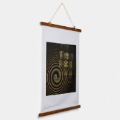 Hypnosis Abstracte kunst Hangend Wandkleed (Gebogen)