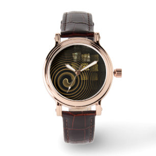 Hypnosis Abstracte kunst Horloge