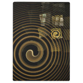 Hypnosis Abstracte kunst Klembord (Achterkant)