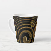 Hypnosis Abstracte kunst Latte Mok (Linkerhoek)