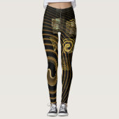 Hypnosis Abstracte kunst Leggings (Voorkant)
