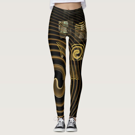 Hypnosis Abstracte kunst Leggings (Voorkant)