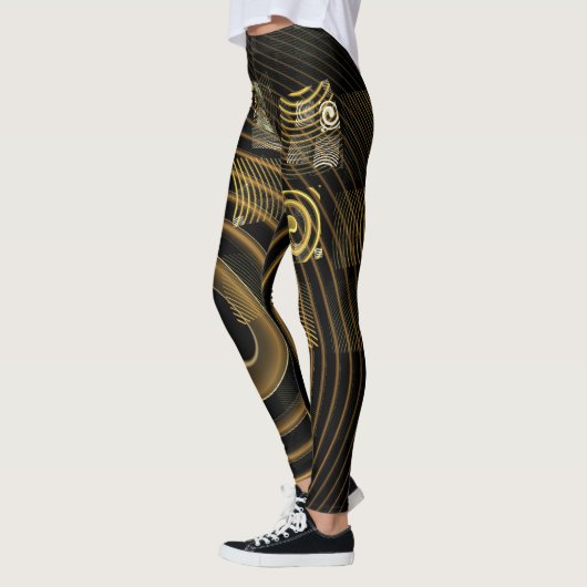 Hypnosis Abstracte kunst Leggings (Links)