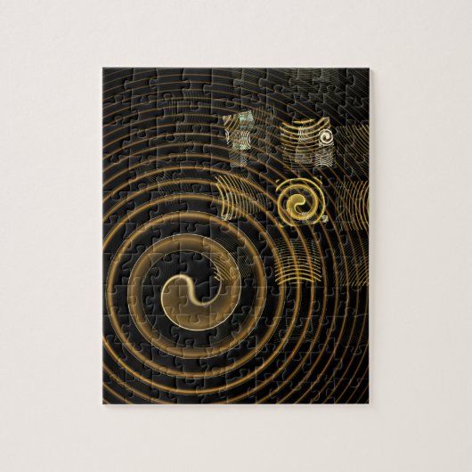 Hypnosis Abstracte kunst Legpuzzel (Verticaal)