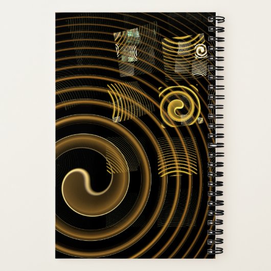 Hypnosis Abstracte kunst Notitieboek (Achterkant)