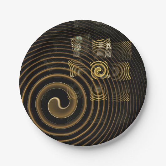 Hypnosis Abstracte kunst Papieren Bordje (Voorkant)