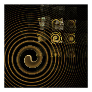 Hypnosis Abstracte kunst Perfect Poster