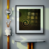Hypnosis Abstracte kunst Poster