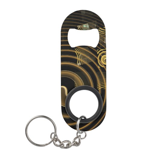 Hypnosis Abstracte kunst Sleutelhanger Flessenopener (Voorkant)