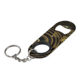 Hypnosis Abstracte kunst Sleutelhanger Flessenopener (Voorkant Gekanteld)