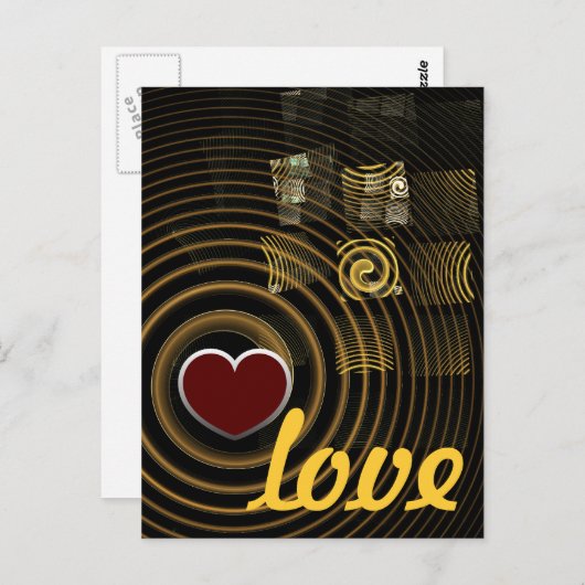 Hypnosis Love Briefkaart (Voorkant / Achterkant)