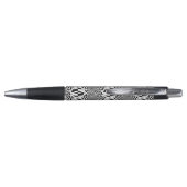 Hypnosis Patroon zwart-wit + uw idee Pen (Achterkant)