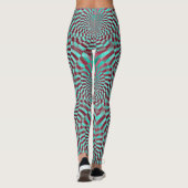 Hypnosis Patroonroodroos + uw ideeën Leggings (Achterkant)