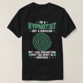 Hypnosis Slaap Hypnotist Spiral Guide Snelle foor T-shirt (Design voorkant)