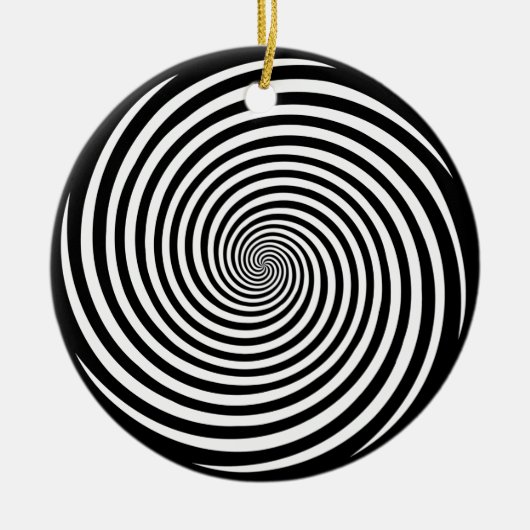 Hypnosis Spiral Keramisch Ornament (Voorkant)