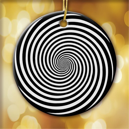 Hypnosis Spiral Keramisch Ornament