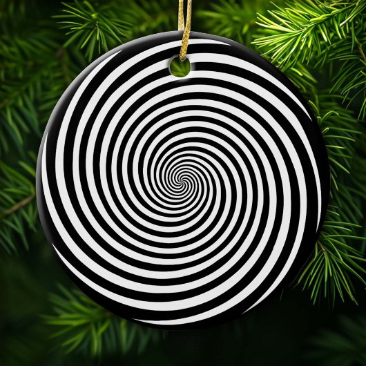Hypnosis Spiral Keramisch Ornament