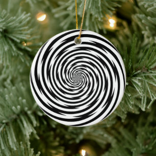Hypnosis Spiral Keramisch Ornament